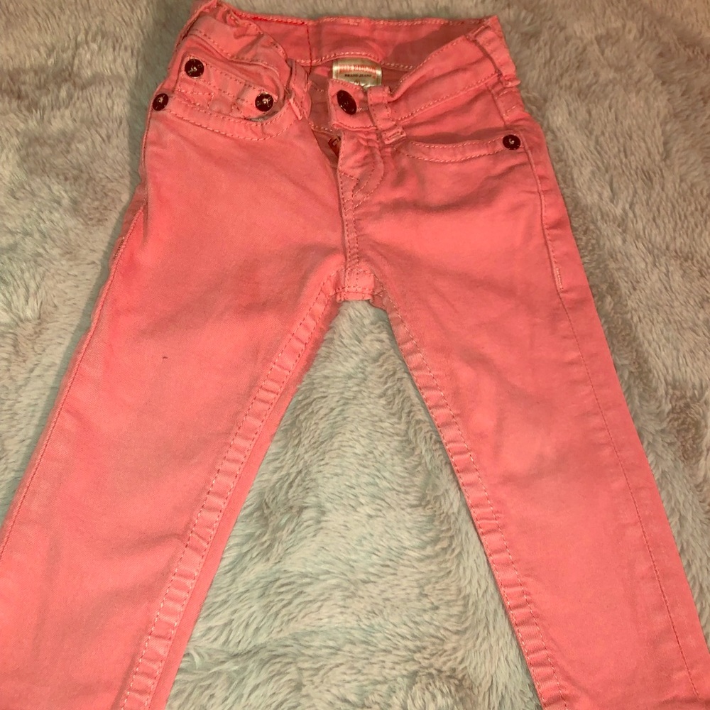 True Religion Pink Jeans girl size 2
